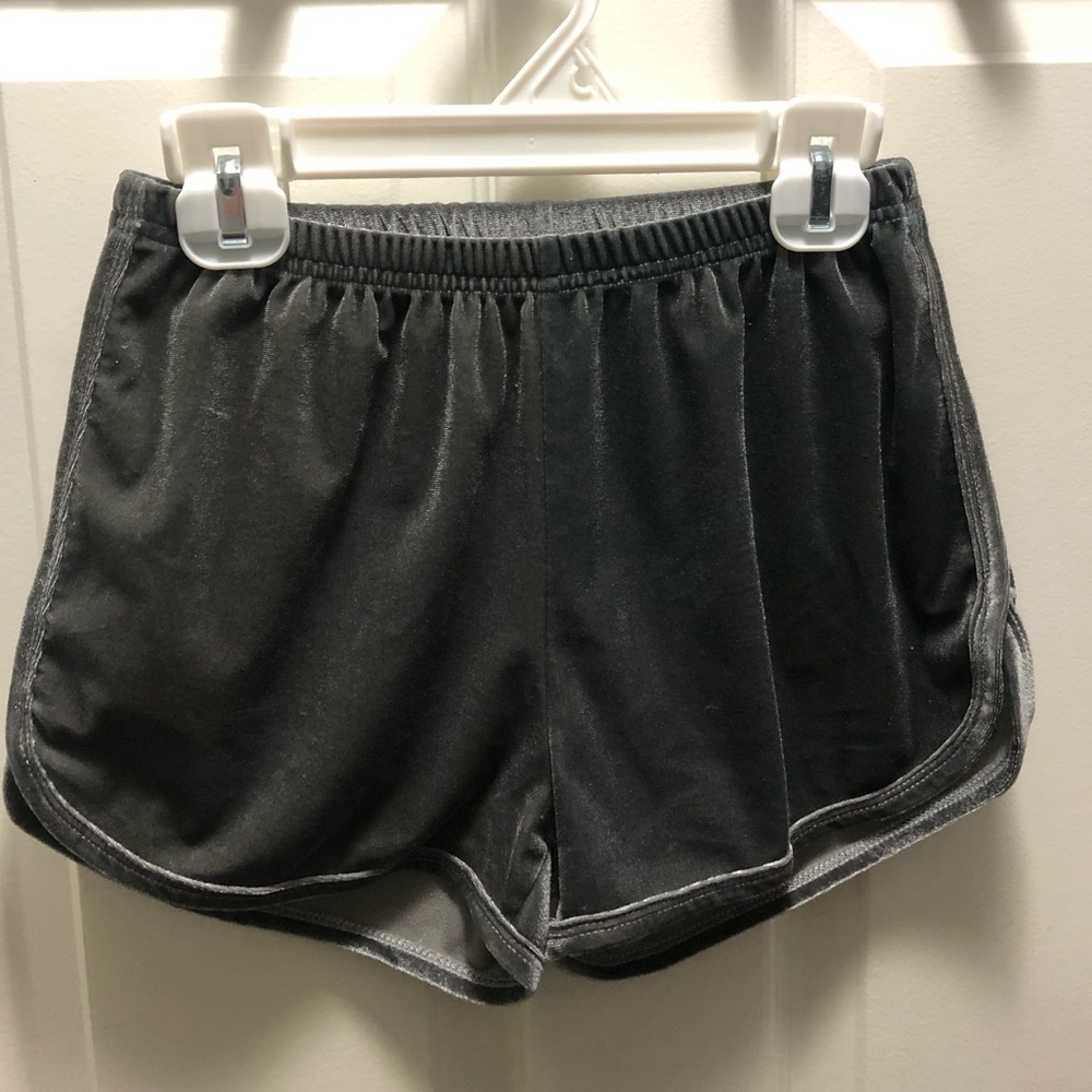 velvet shorts